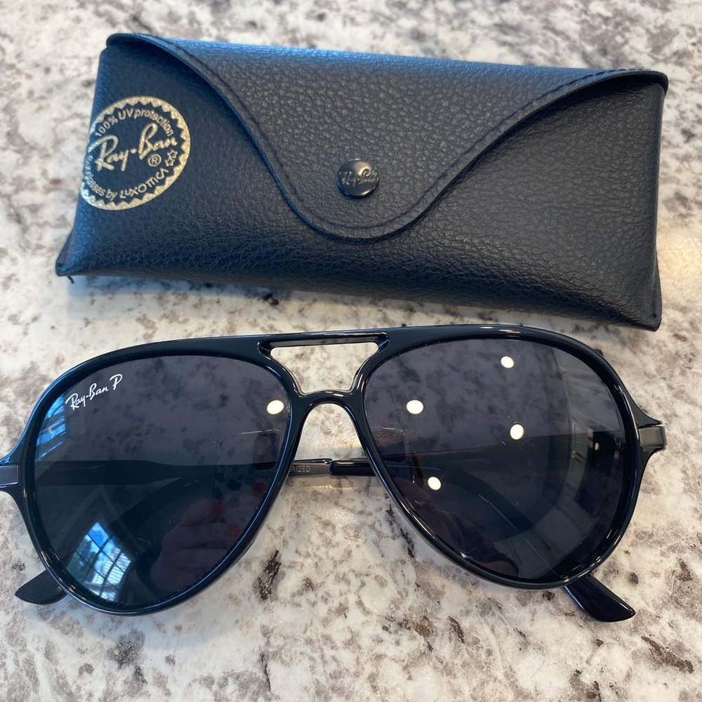 Unisex brow bar aviator sunglasses-polarized
